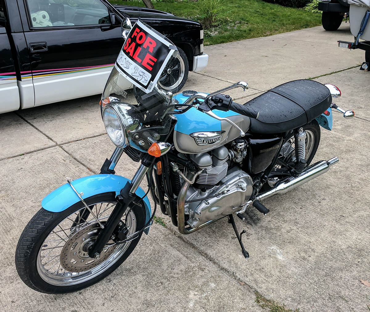 triumph bonneville for sale near me