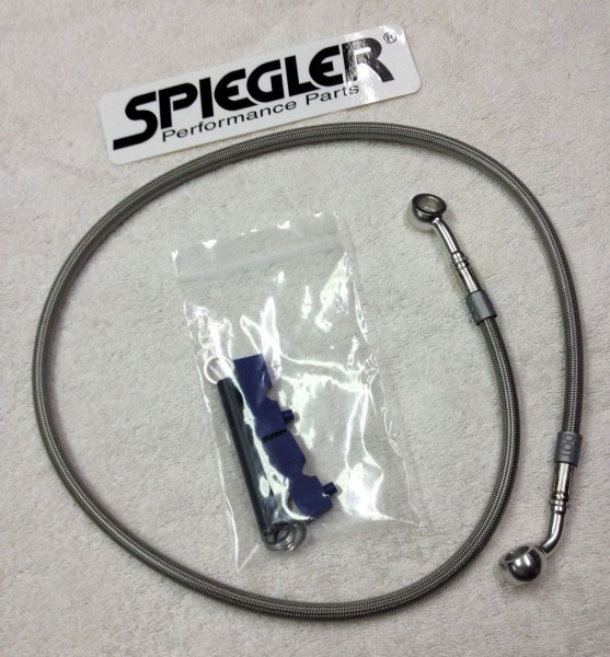 Spiegler Stainless Steel Replacement Brake Line - Front