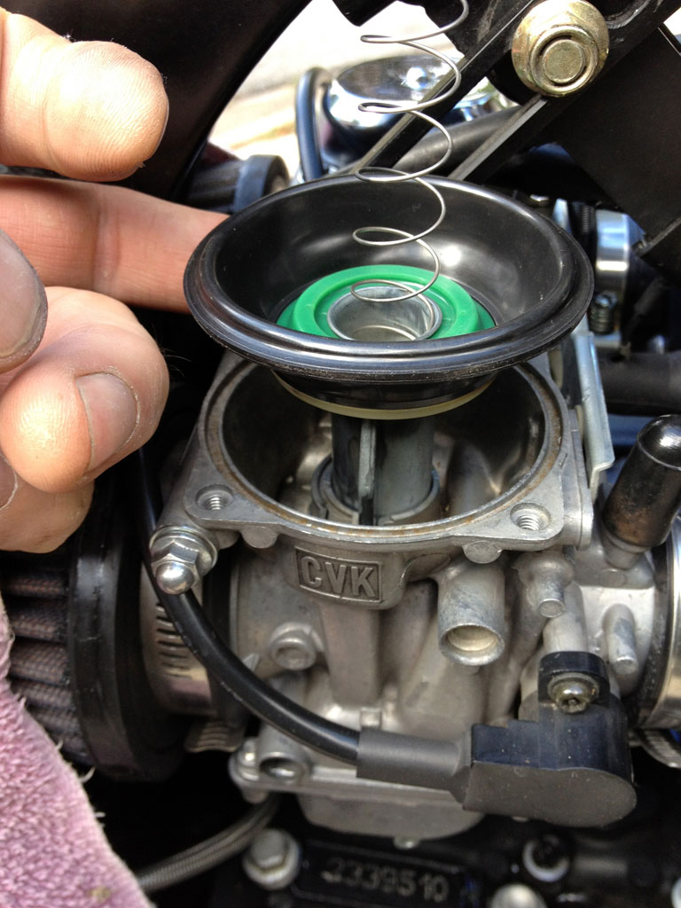 Rejetting the Keihin CVK Carburetor Triumph Bonneville A Personal