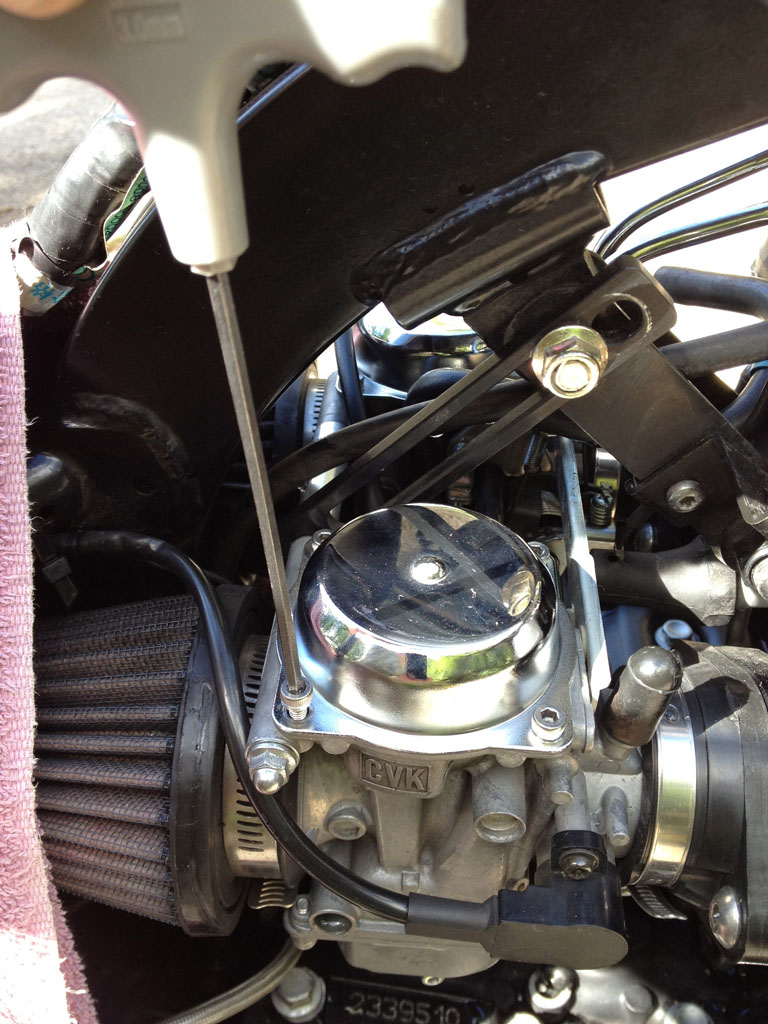 Re-jetting the Keihin CVK Carburetor