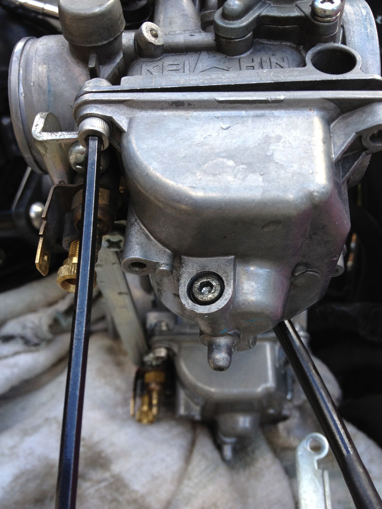 Re-jetting the Keihin CVK Carburetor