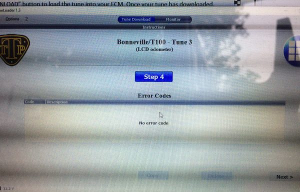 Successful download. No error codes!