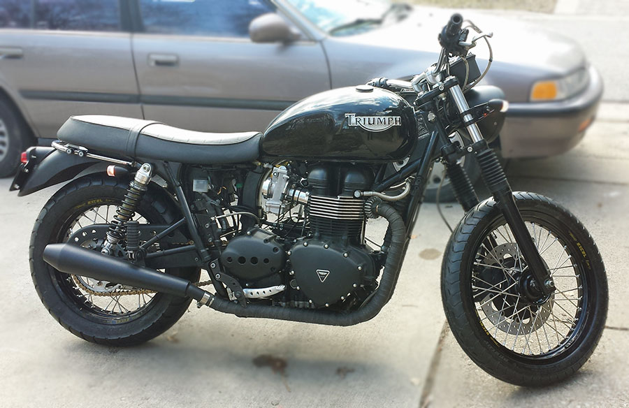 The Bonnie Cafe Racer is Running Again!