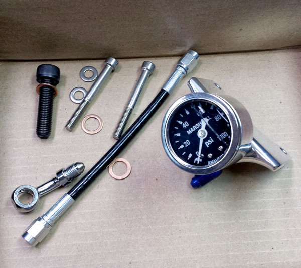 Bonneville Performance Oil Pressure Gauge Kit Triumph Bonneville A Personal Moto Blog